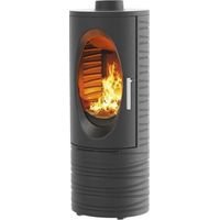 Godin – Slanke houtkachel 420012 – Vermogen 7 kW – Geschikt voor houtblokken tot 33 cm – Rendement 76% – Rookafvoer aan de achterzijde en bovenzijde - Afbeelding 5