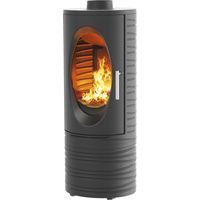Godin – Slanke houtkachel 420012 – Vermogen 7 kW – Geschikt voor houtblokken tot 33 cm – Rendement 76% – Rookafvoer aan de achterzijde en bovenzijde - Afbeelding 4